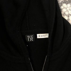 TSE sweater with hoodie